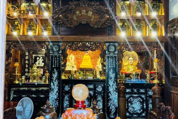 Bàn giao 12 pho Adida 25cm đồng giả cổ tới khách Bình Định