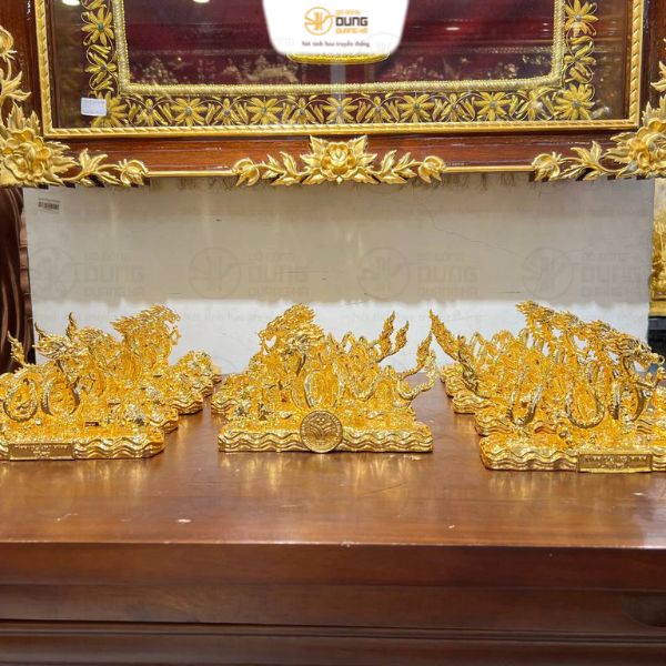 Bàn giao 150 tượng rồng mạ vàng cho khách Trung Tâm Văn Hoá Tỉnh Quảng Ninh