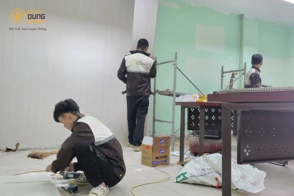 Thiết kế thi công phòng họp khoa chấn thương chỉnh hình Bệnh Viện Việt Đức - Hà Nội