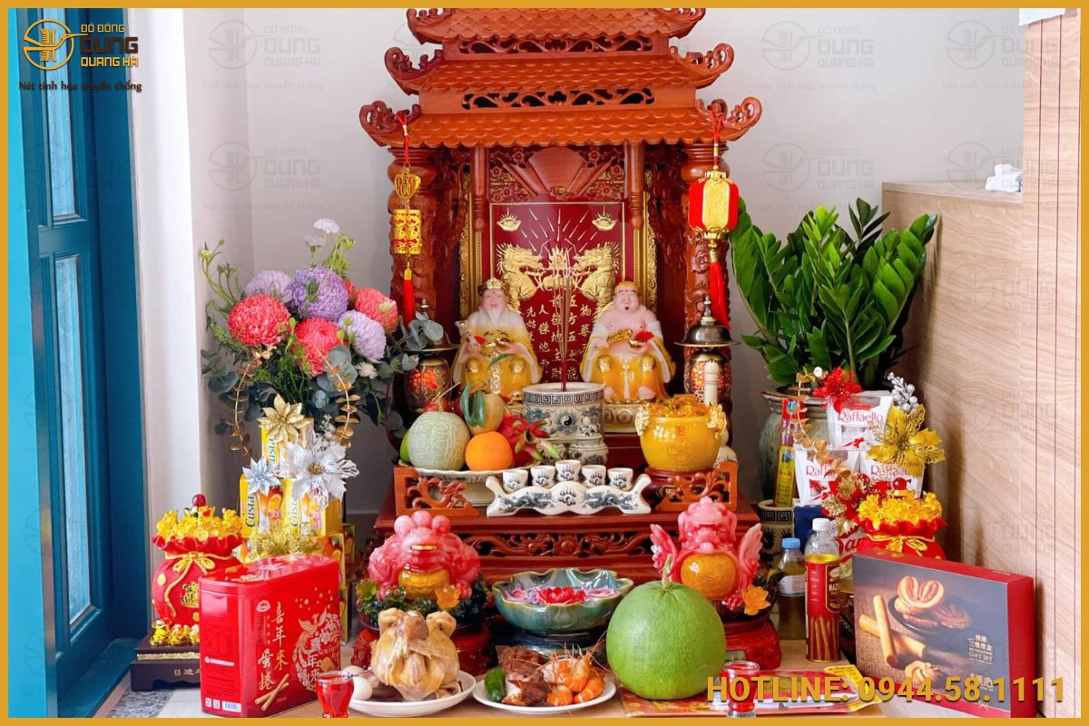 Bát hương Thần Tài Thổ Địa