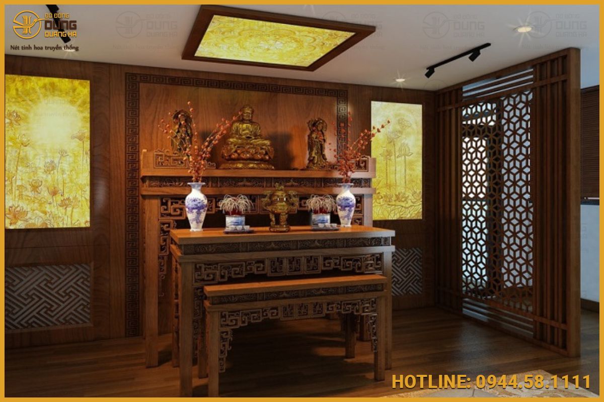 Bát hương bàn thờ Phật