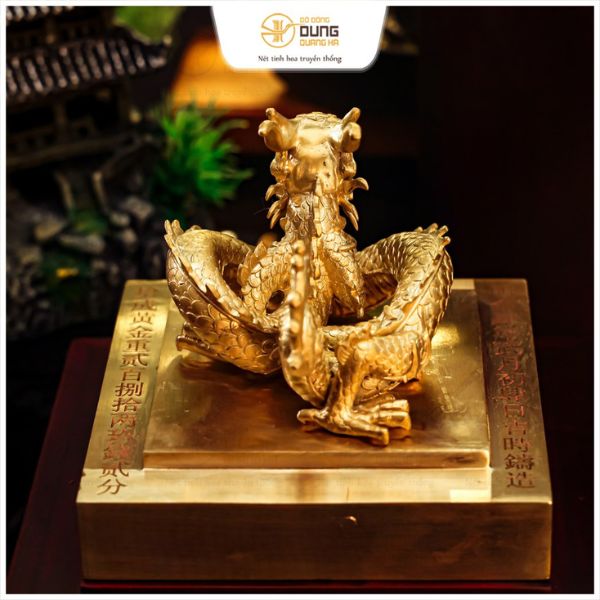 Ý Nghĩa & Lưu Ý Của Ấn Rồng Bằng Đồng Phong Thủy 