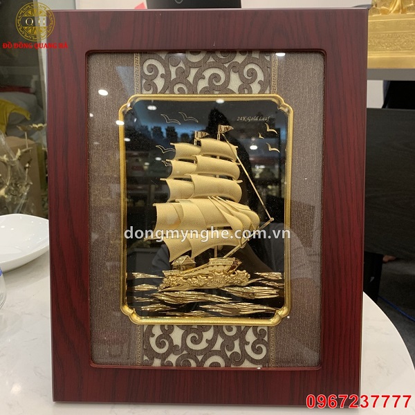 tranh mạ vàng thuận buồm xuôi gió tranh mạ vàng thuận buồm xuôi gió