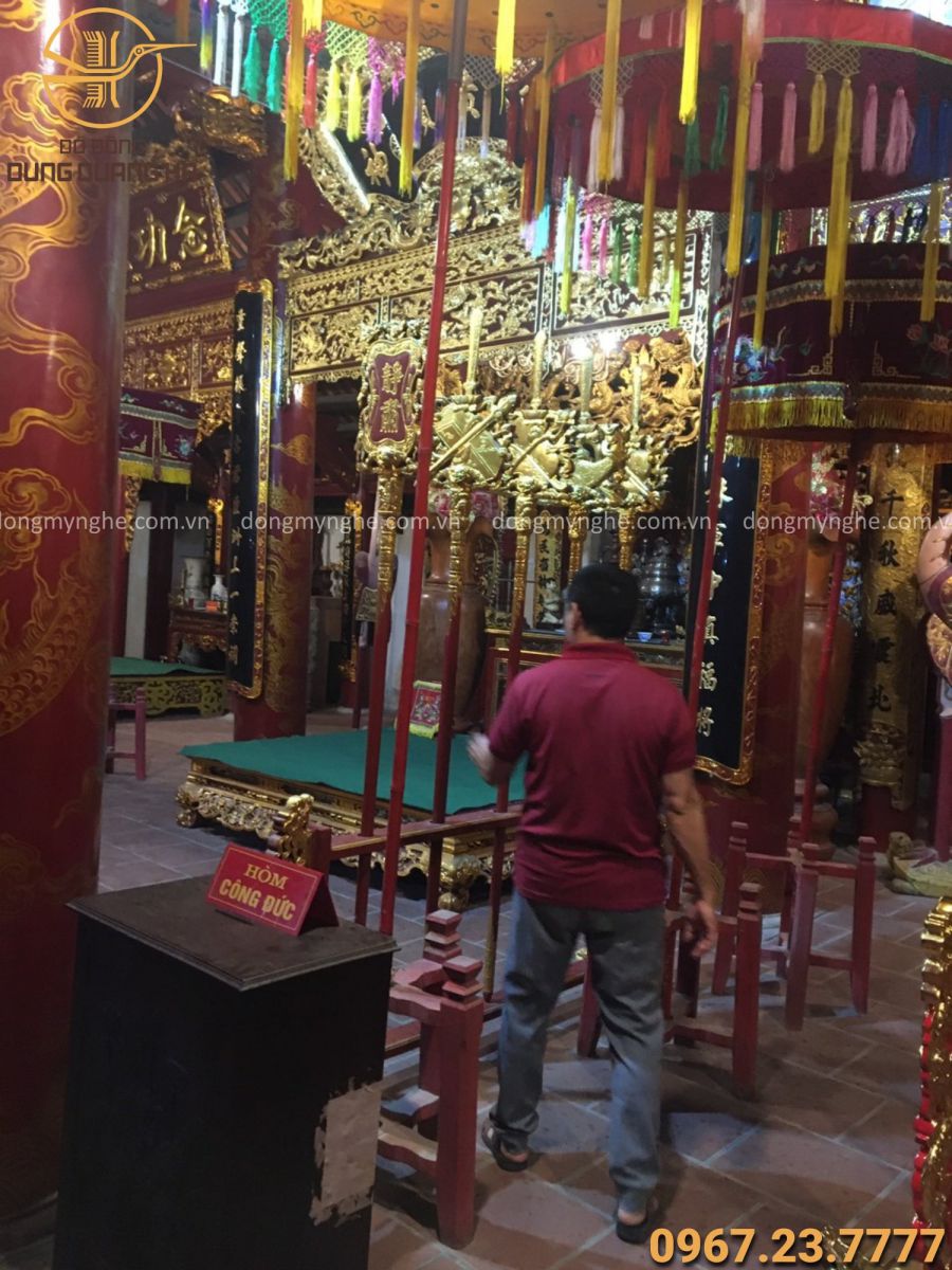 quạt thờ bằng đồng 