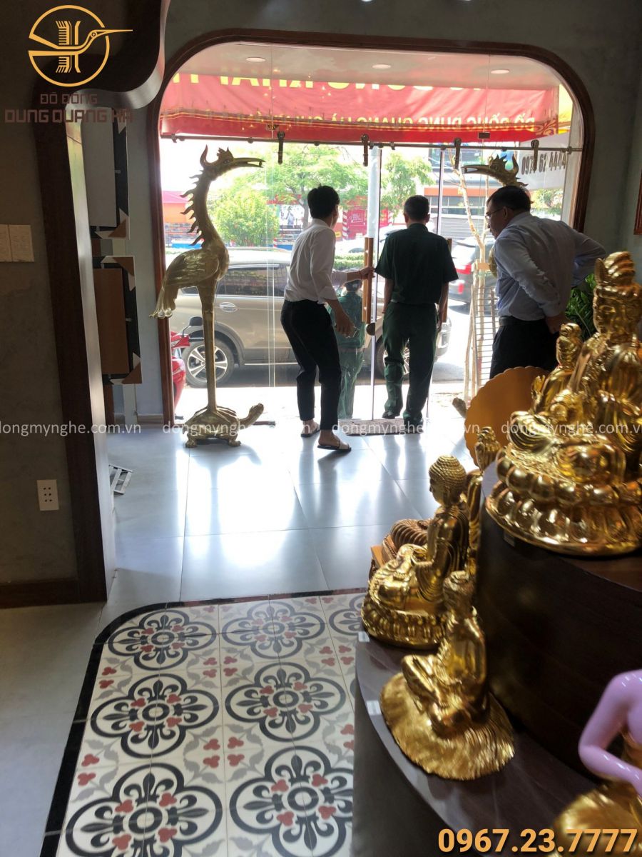 tượng trần hưng đạo dát vàng 9999