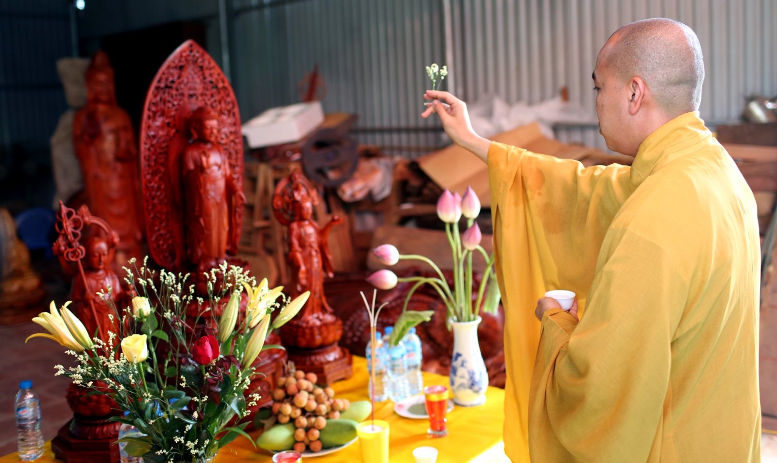 khai quang điểm nhãn tượng Phật  khai quang điểm nhãn tượng Phật