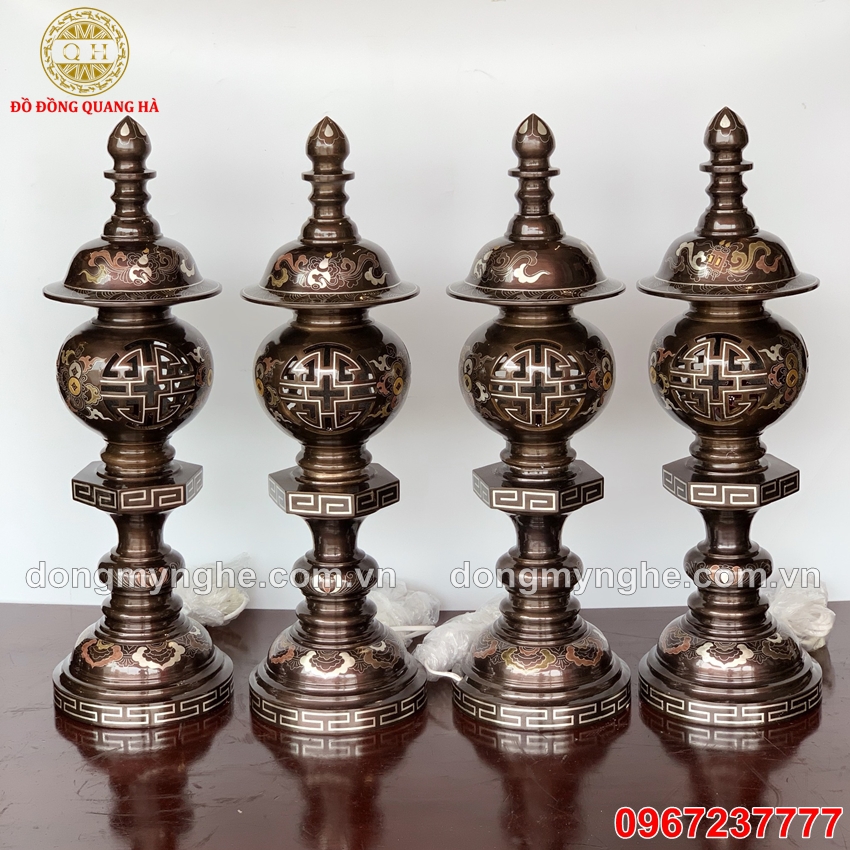 bộ chân đèn bàn thờ bộ chân đèn bàn thờ