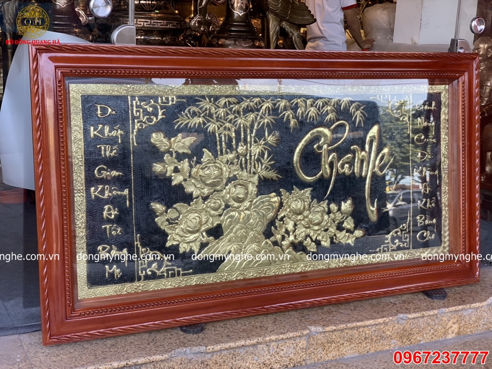 thư pháp cha mẹ ý nghĩa