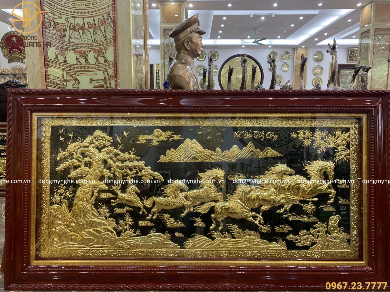 tranh mã đáo thành công nên treo thế nào 