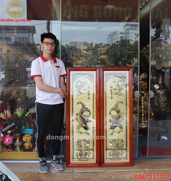 tranh cá chép đẹp nhất 