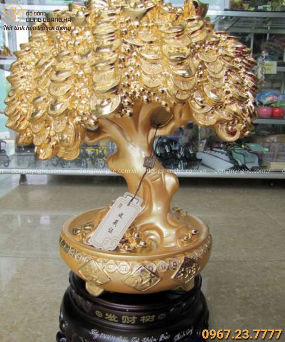 cây kim tiền bằng đồng