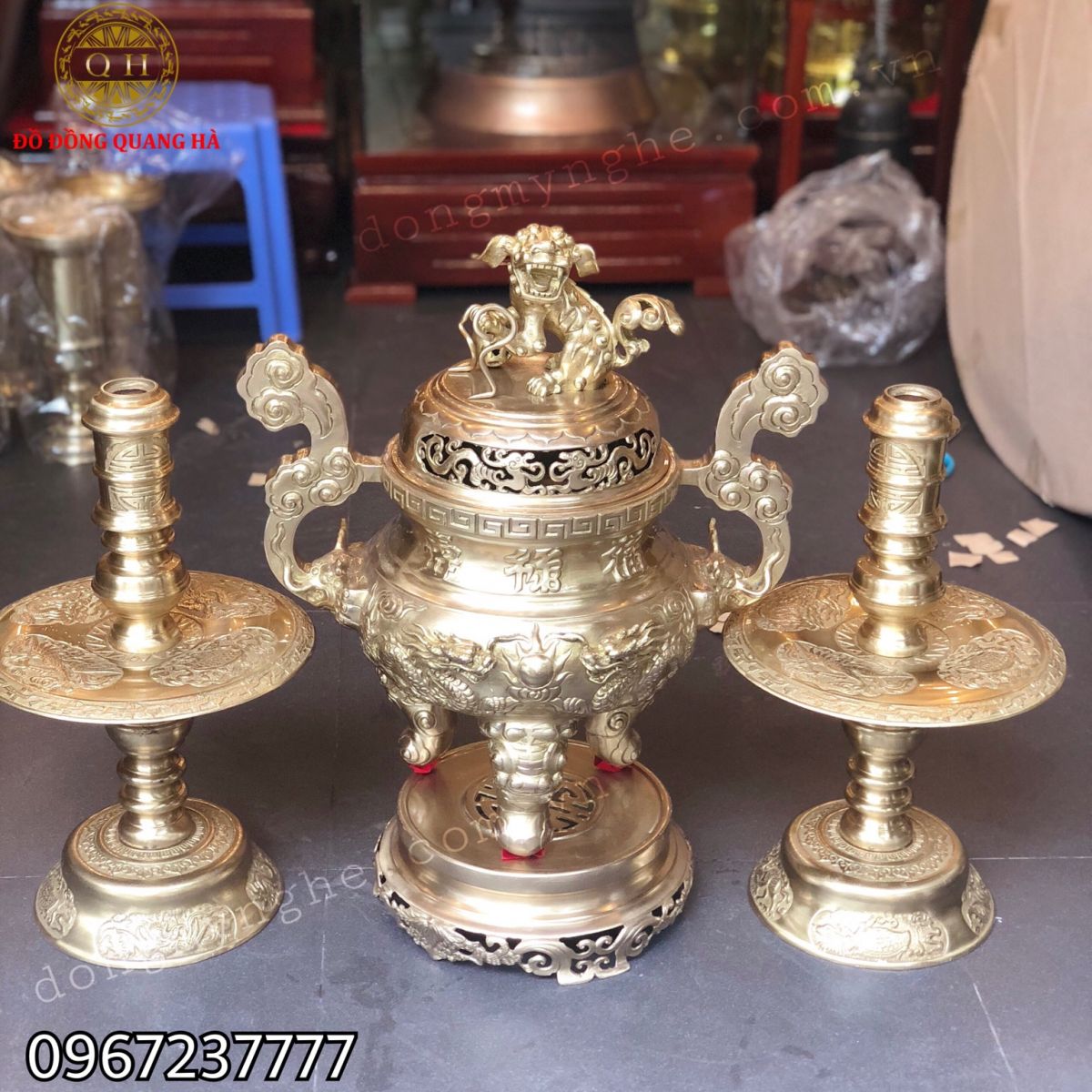 Đỉnh đồng thờ cúng 3