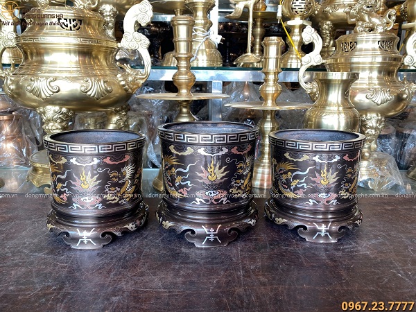 bát hương đồng thờ gia tiên bát hương đồng thờ gia tiên