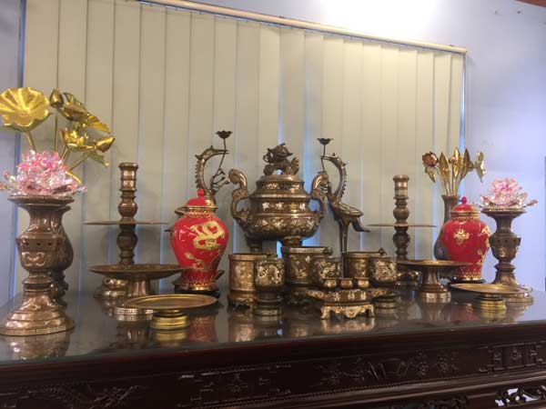 bát hương đồng thờ gia tiên bát hương đồng thờ gia tiên