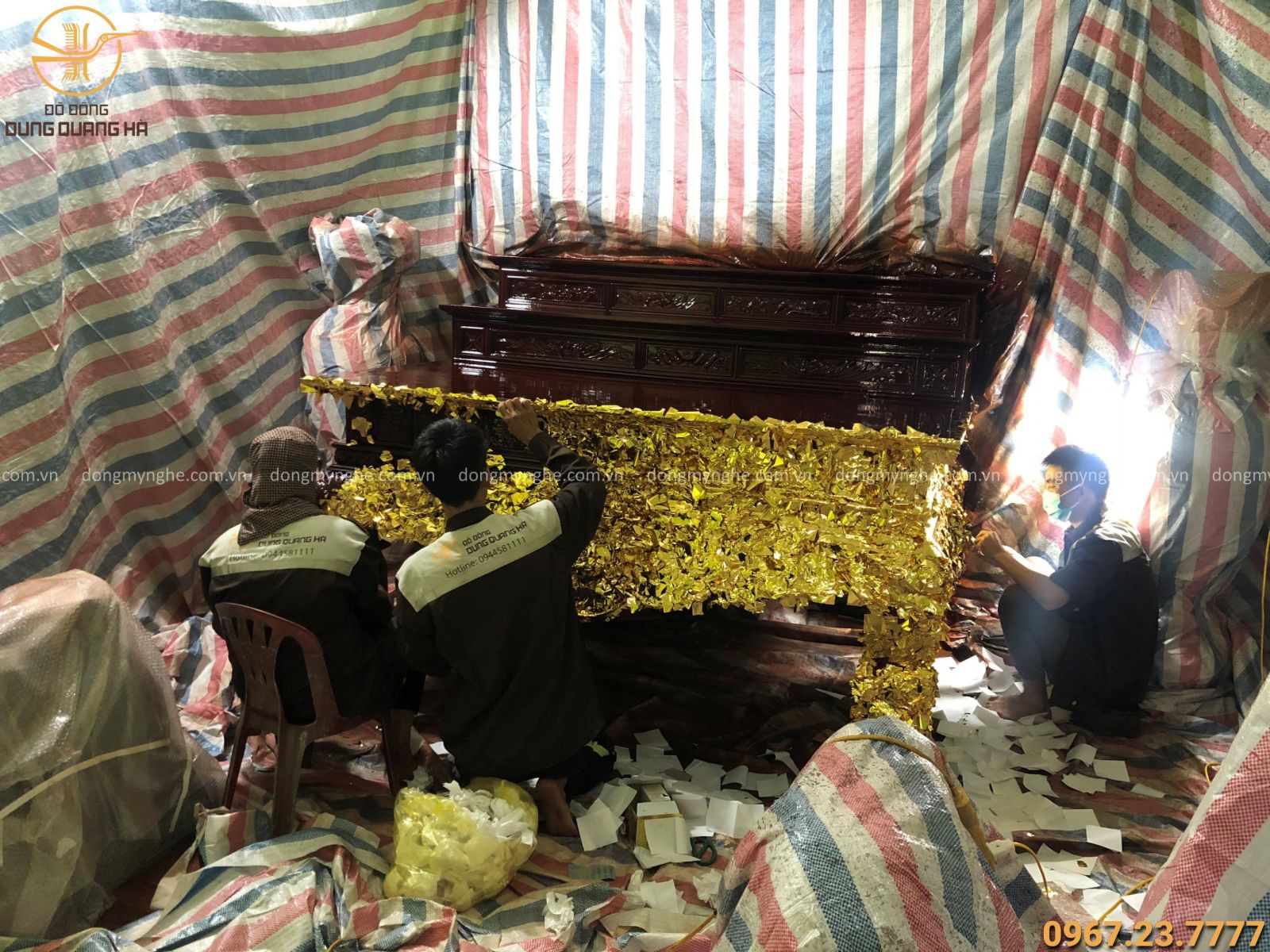  giá dát vàng nội thất