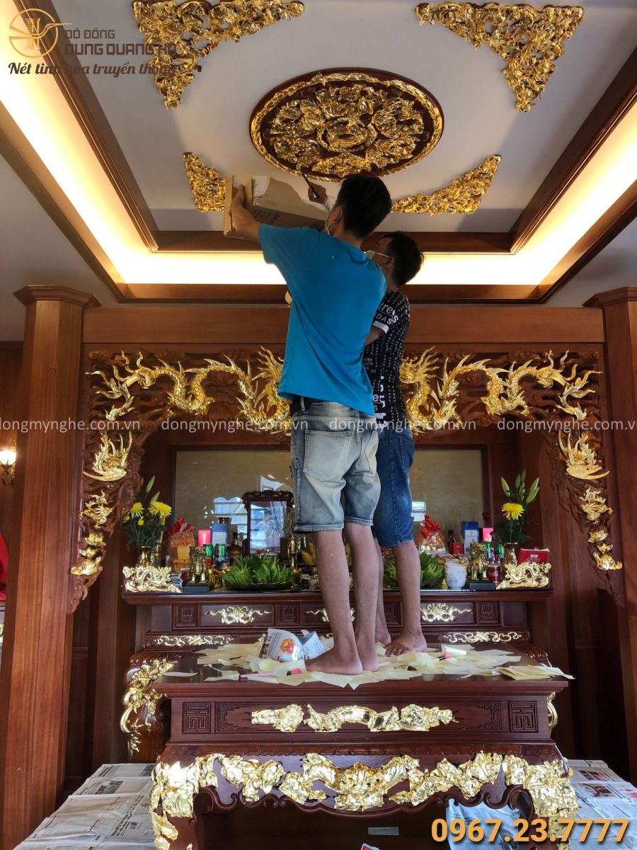  giá dát vàng nội thất