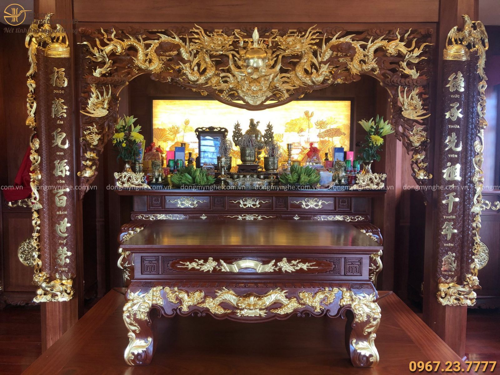  giá dát vàng nội thất