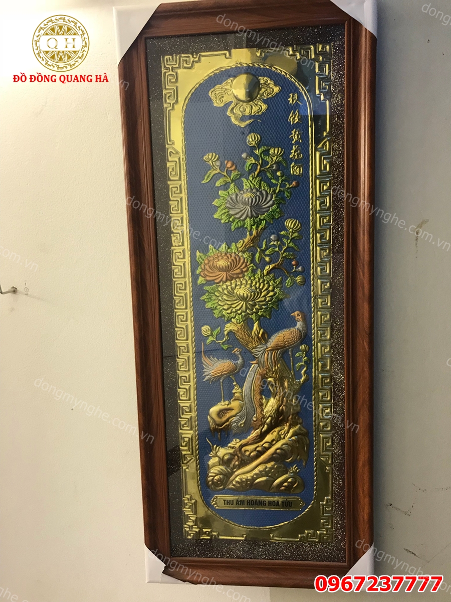 Tranh tứ quý tùng cúc trúc mai 2