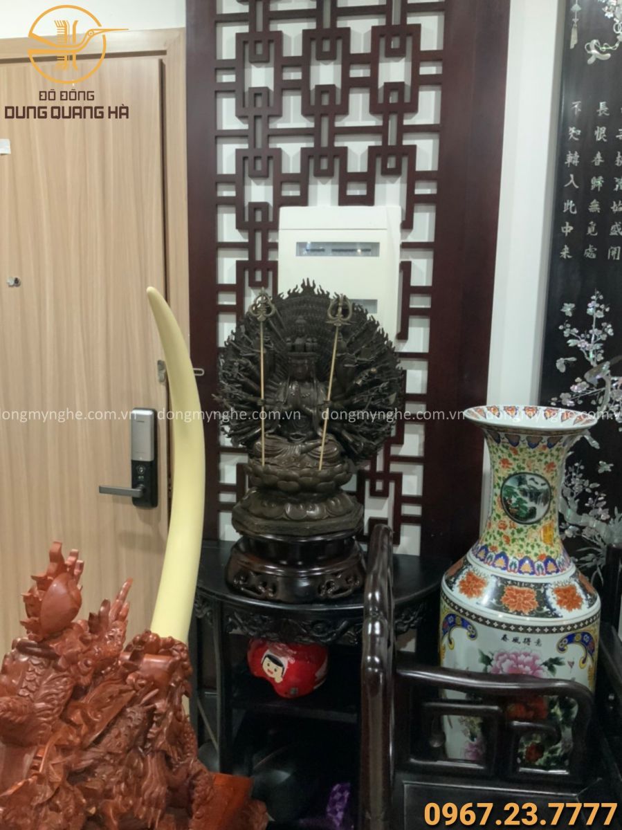 tượng thiên thủ thiên nhãn bằng đồng tượng thiên thủ thiên nhãn bằng đồng