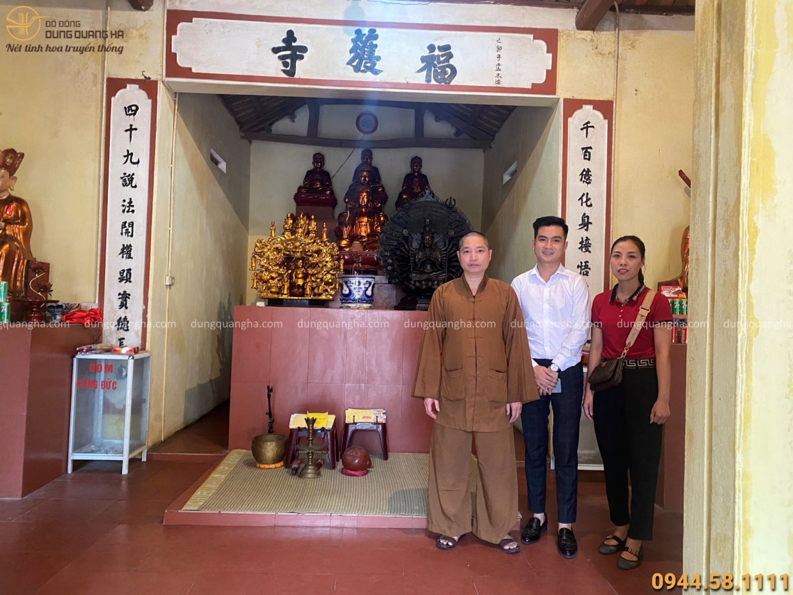 Tượng Phật Thiên Thủ Thiên Nhãn bằng đồng