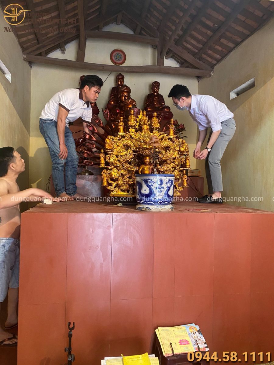 Tượng Phật Thiên Thủ Thiên Nhãn bằng đồng