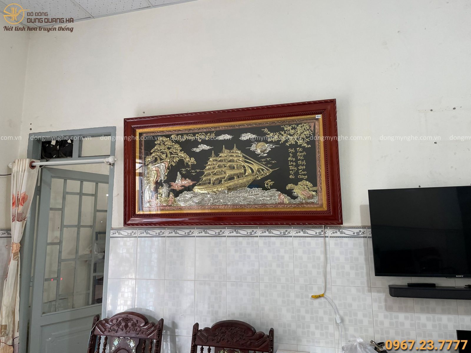 Tranh đồng thuận buồm xuôi gió