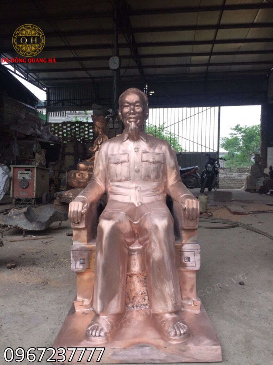 Tượng Bác Hồ bằng đồng 3 Tượng Bác Hồ bằng đồng 3