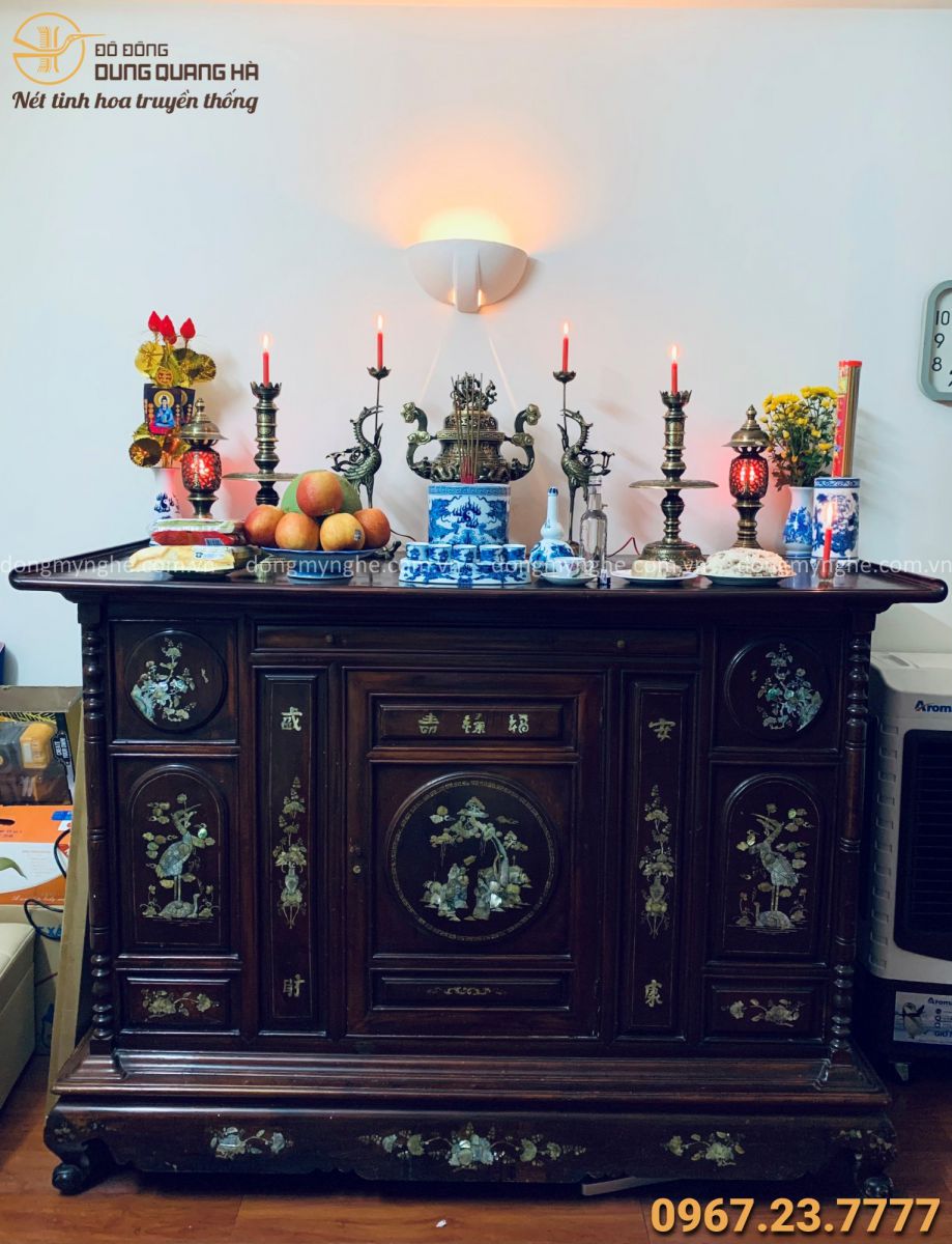 Khách hàng gửi feedback bộ đồ thờ bằng đồng  Khách hàng gửi feedback bộ đồ thờ bằng đồng