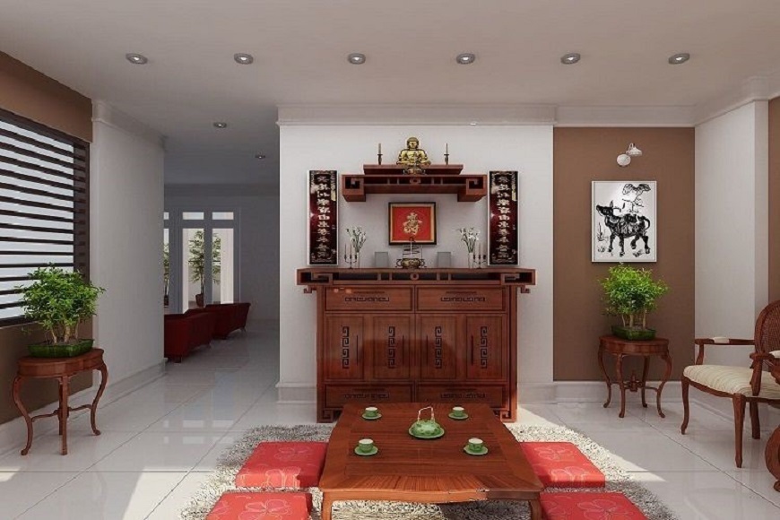 những vị trí không nên đặt bàn thờ