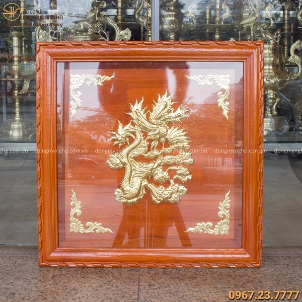 tranh chữ đức tranh phòng khách sang trọng