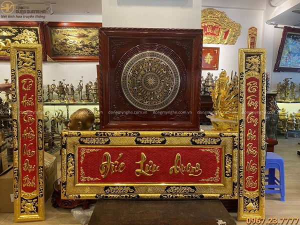 câu đối tổ tông công đức thiên niên thịnh 