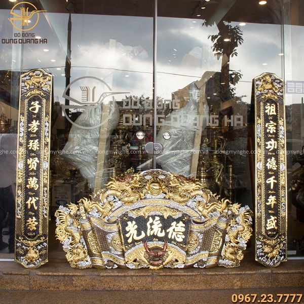 câu đối tổ tông công đức thiên niên thịnh 