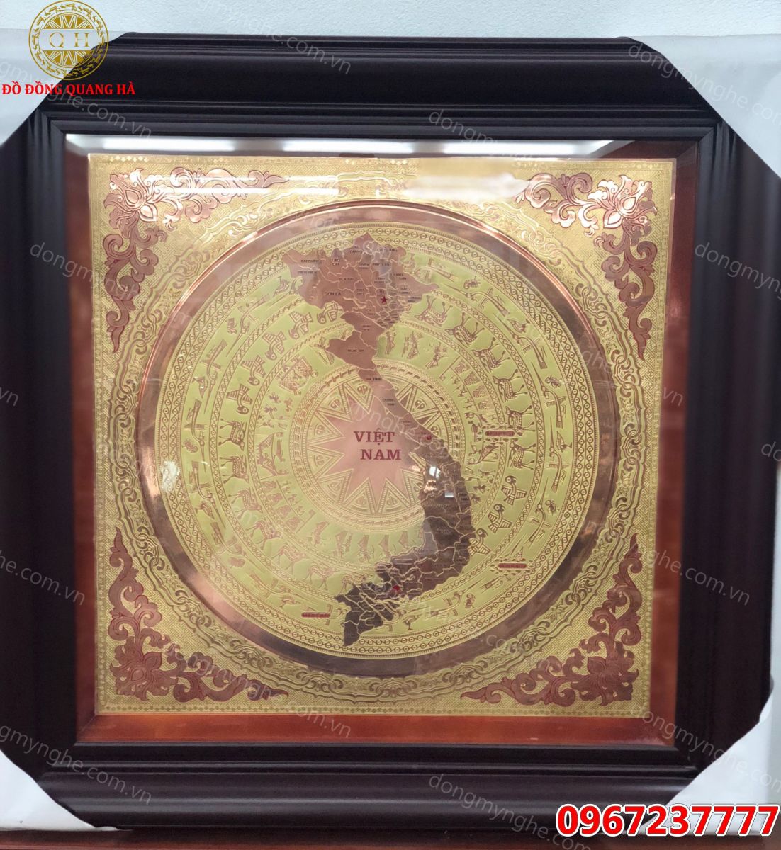 Tranh trống đồng 1 Tranh trống đồng 1