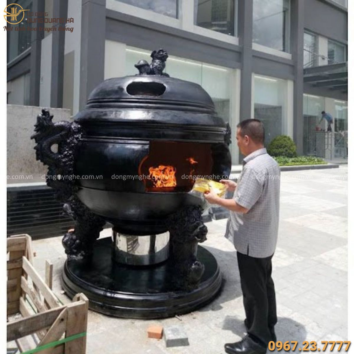 nghi thức hóa vàng lư hóa vàng