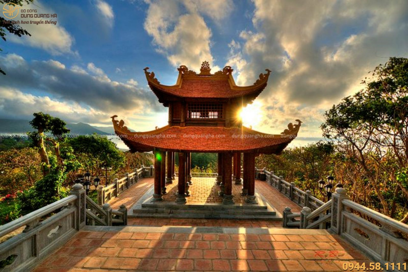 Xây chùa tạc tượng đúc chuông