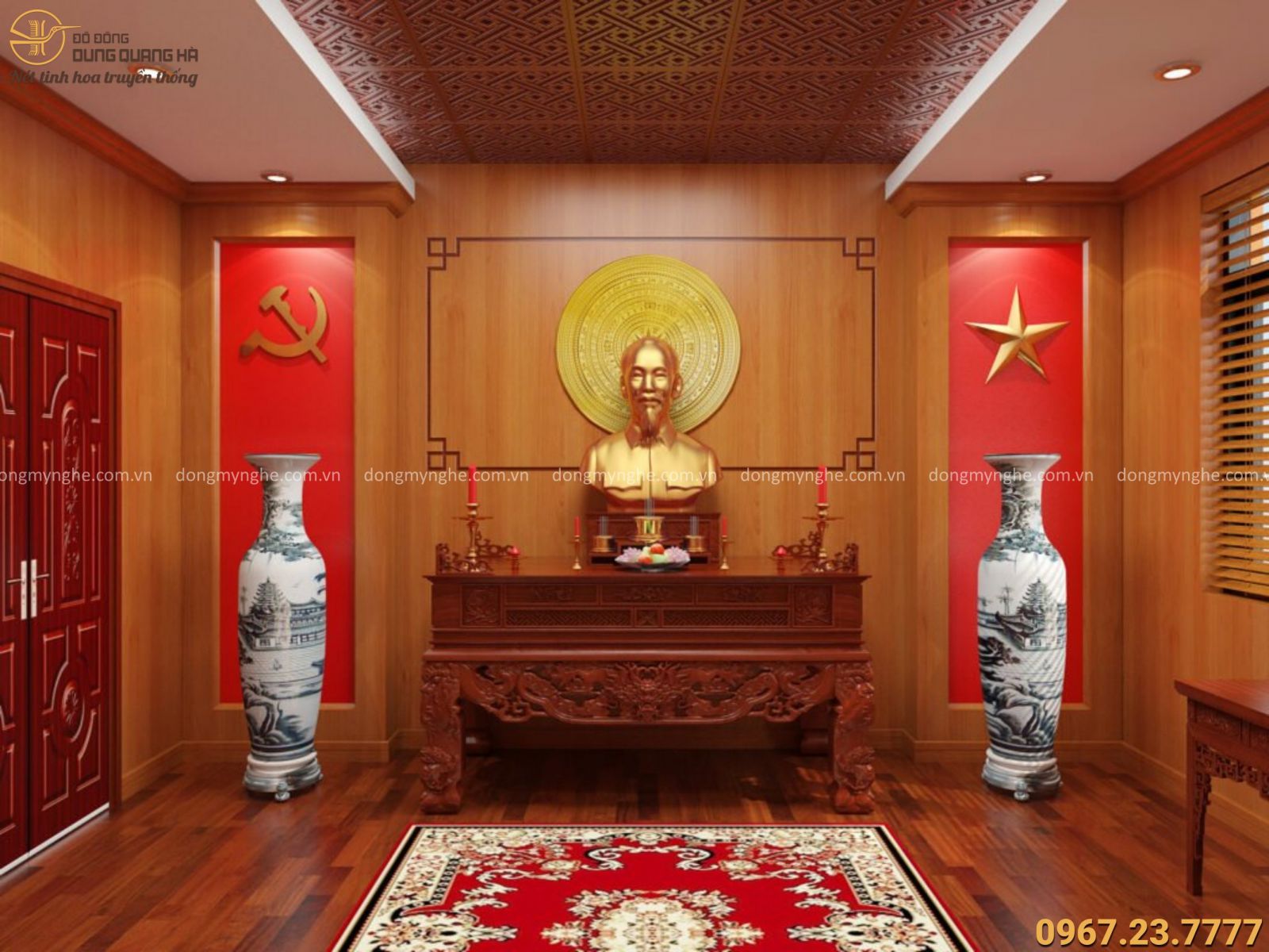 thờ Bác Hồ trong nhà thờ Bác Hồ trong nhà