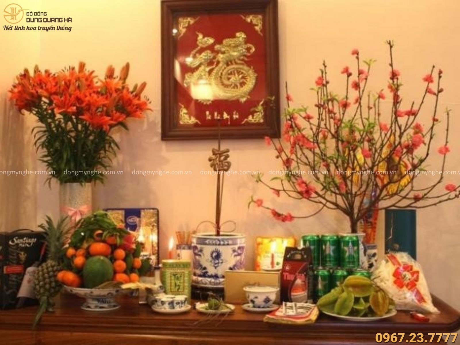 Tranh bàn thờ tổ tiên Tranh bàn thờ tổ tiên