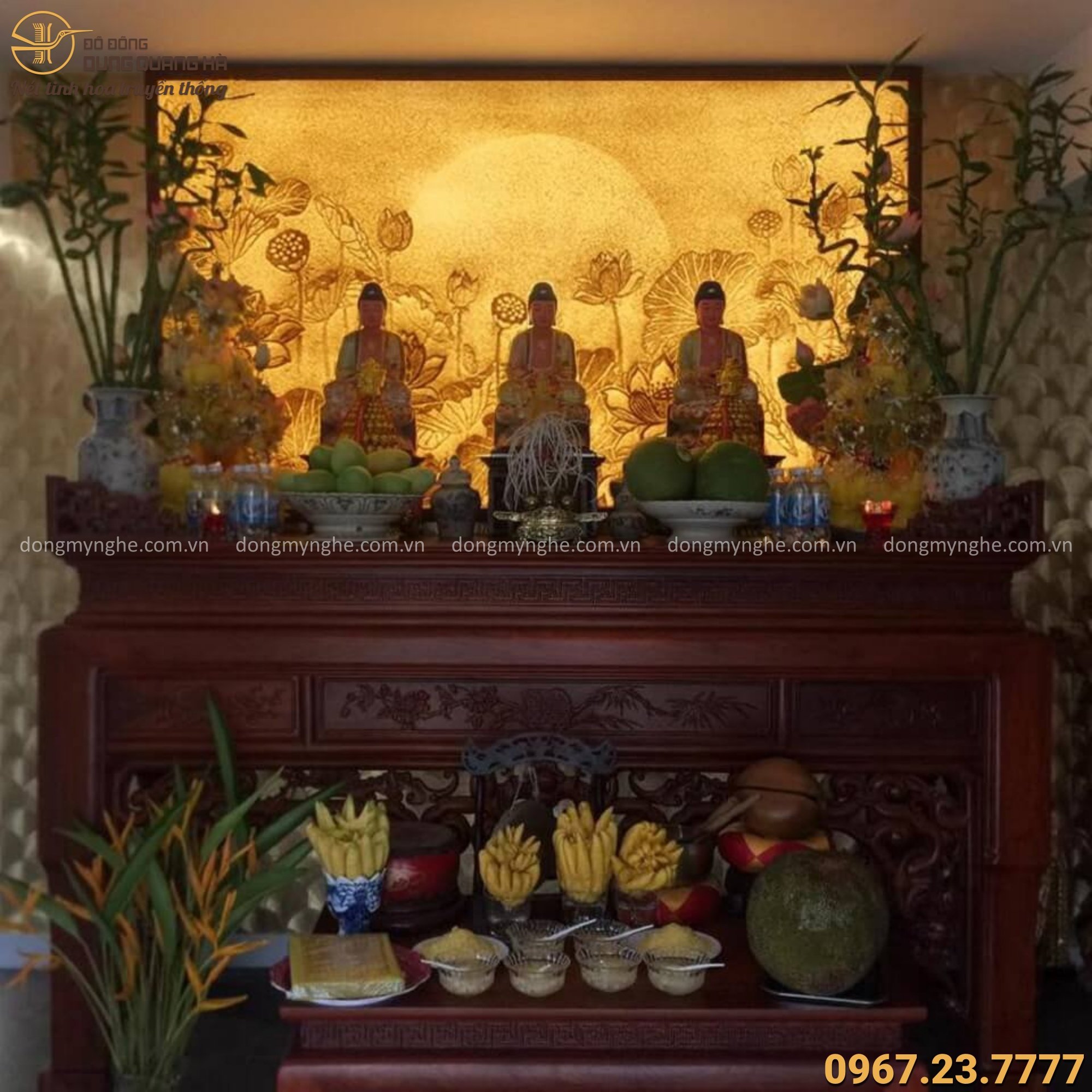 hình ảnh bàn thờ Phật tại nhà