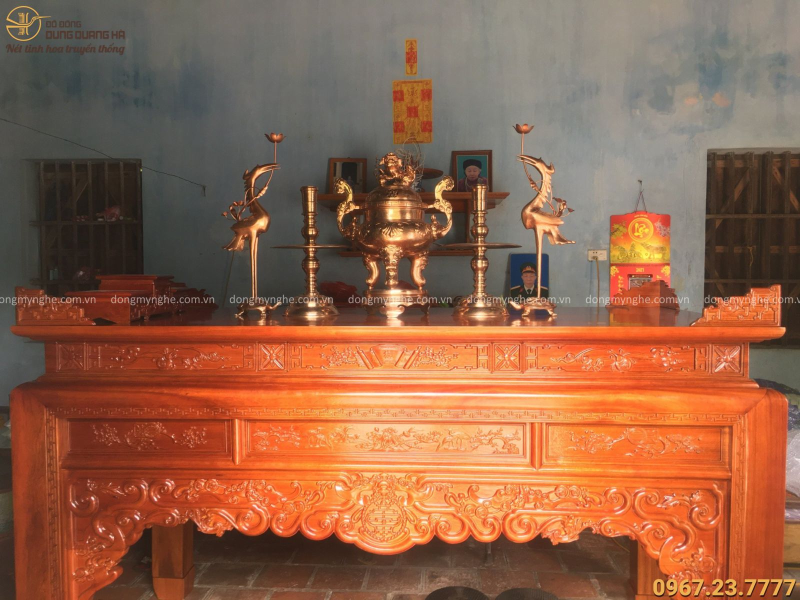 Bàn giao bộ ngũ sự bằng đồng đỏ mộc chạm sòi Bàn giao bộ ngũ sự bằng đồng đỏ mộc chạm sòi