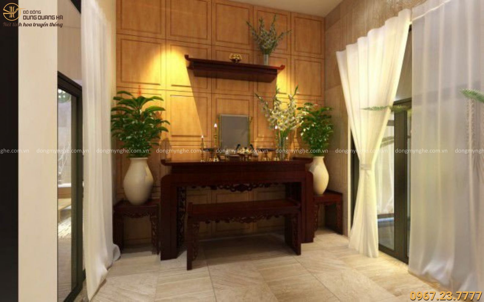 Các loại bàn thờ trong nhà