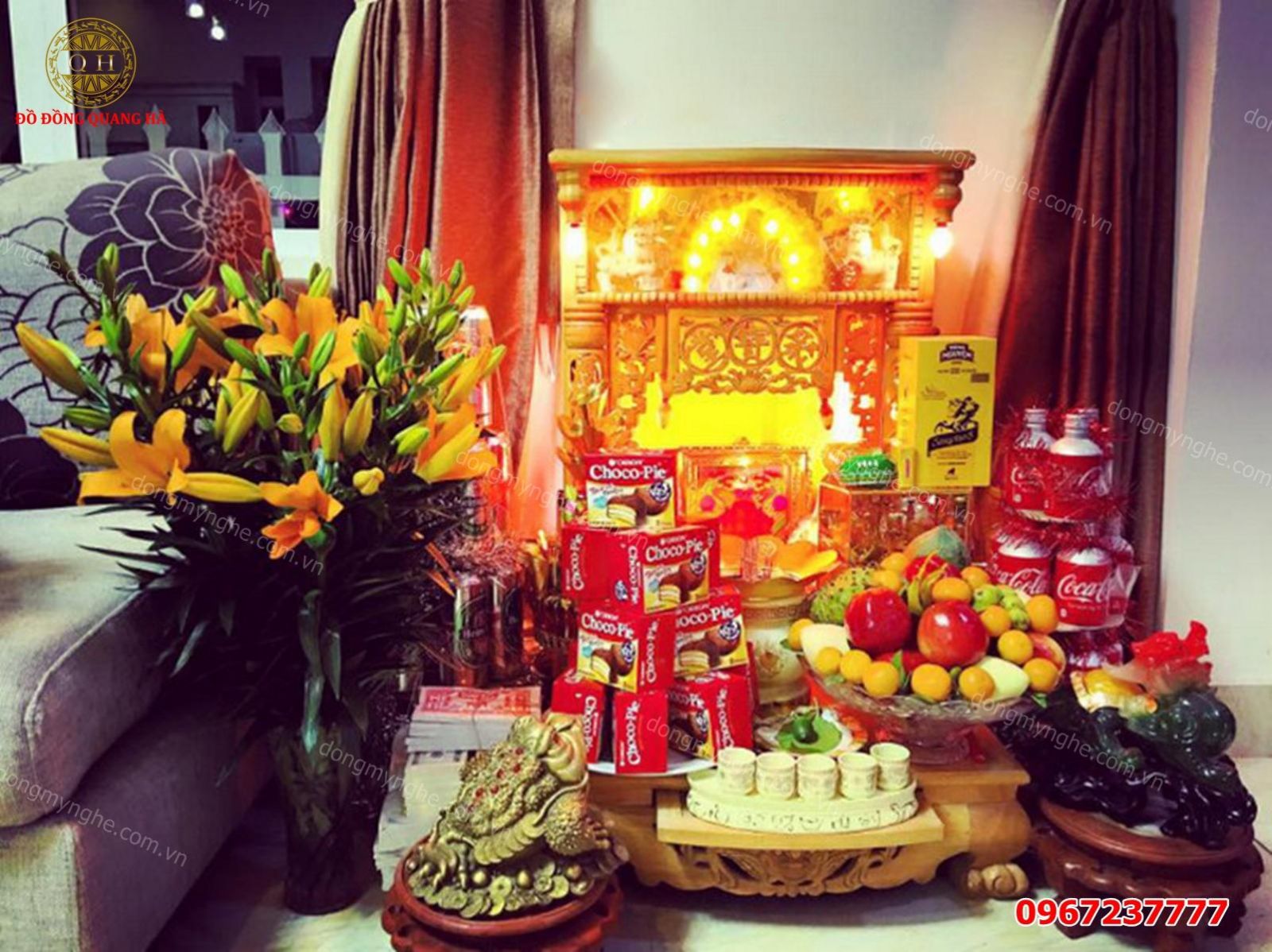 Các loại bàn thờ trong nhà