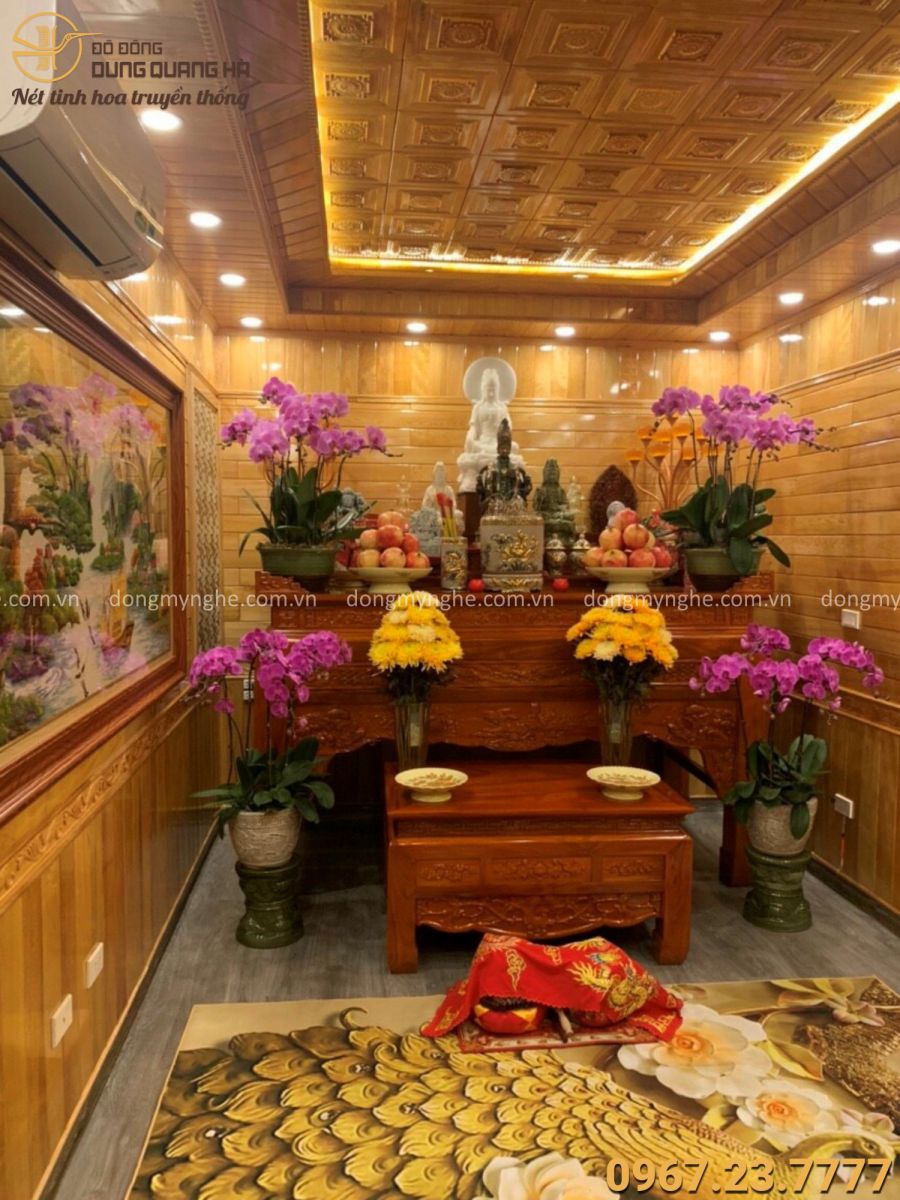 Tượng Mẫu Cửu Trùng Thiên bằng đồng