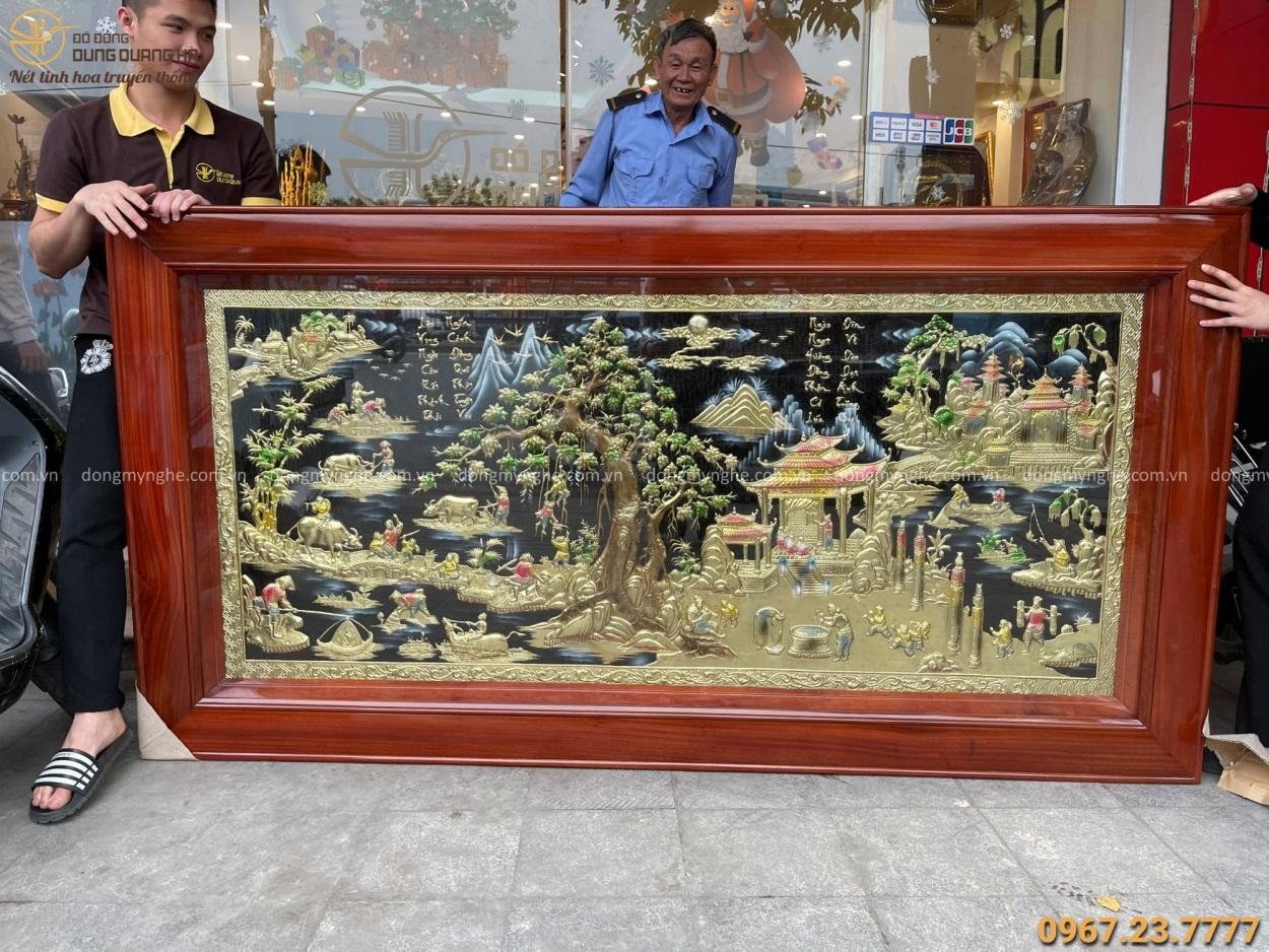 Tranh đồng quê khổ lớn