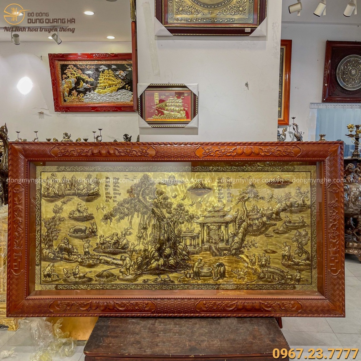 Tranh đồng quê khổ lớn