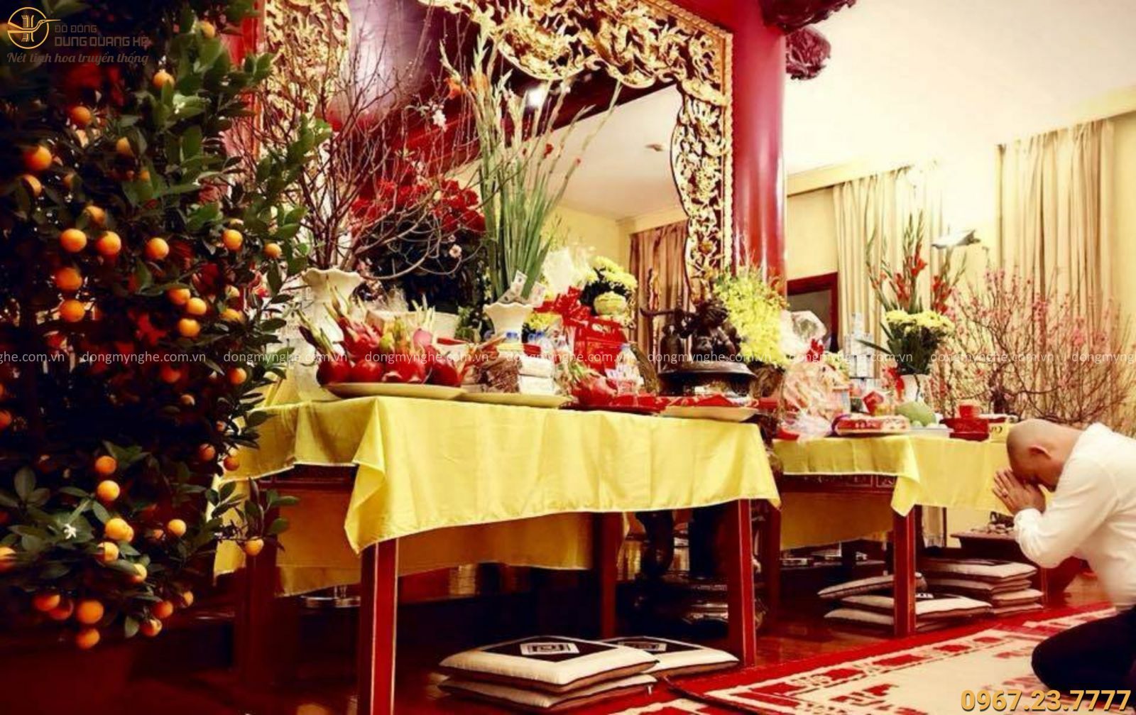 Bố trí bàn thờ gia tiên hợp phong thủy Bố trí bàn thờ gia tiên hợp phong thủy