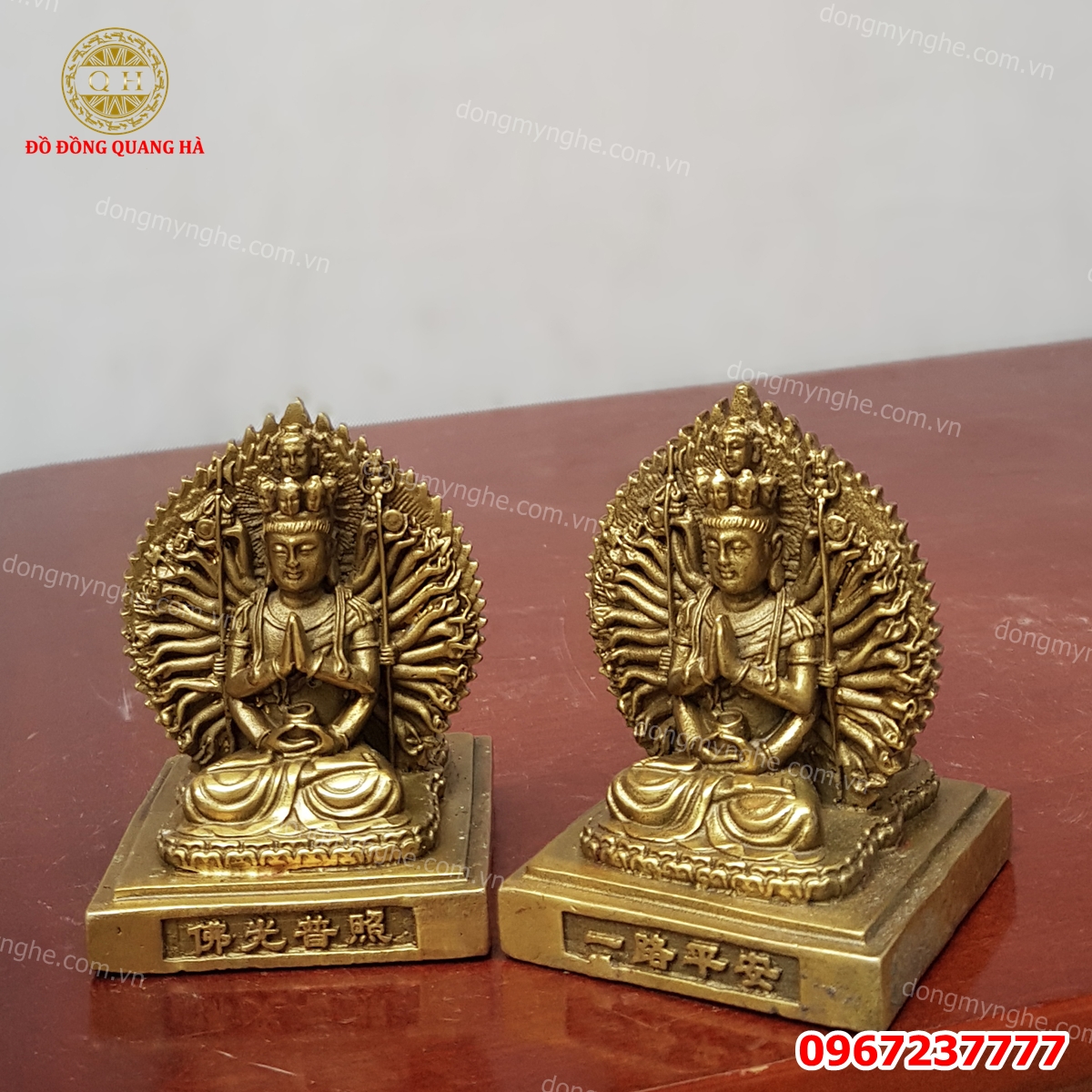 tượng phật quan âm 2 mặt để xe ô tô tượng phật quan âm 2 mặt để xe ô tô