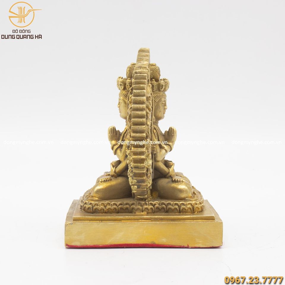 Tượng Phật để xe ô tô tượng phật quan âm 2 mặt để xe ô tô