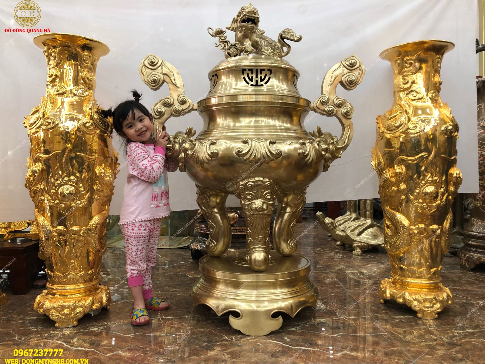 Lọ lộc bình bằng đồng 2