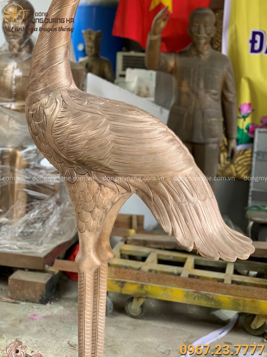 Hạc thờ bằng đồng
