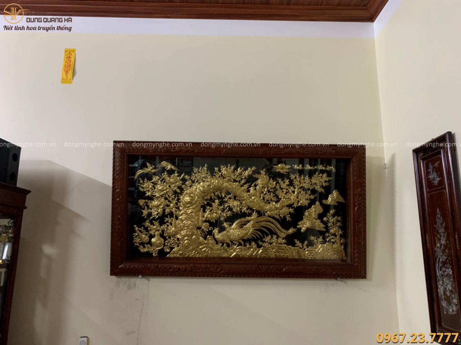 Tranh đồng vinh hoa phú quý